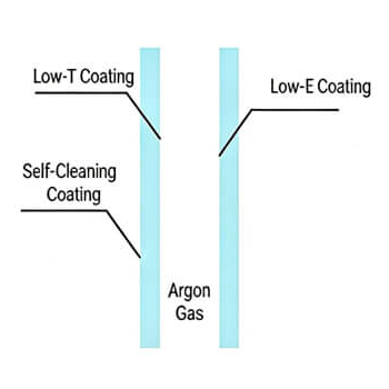 Newly Built Insulating Glass Structure